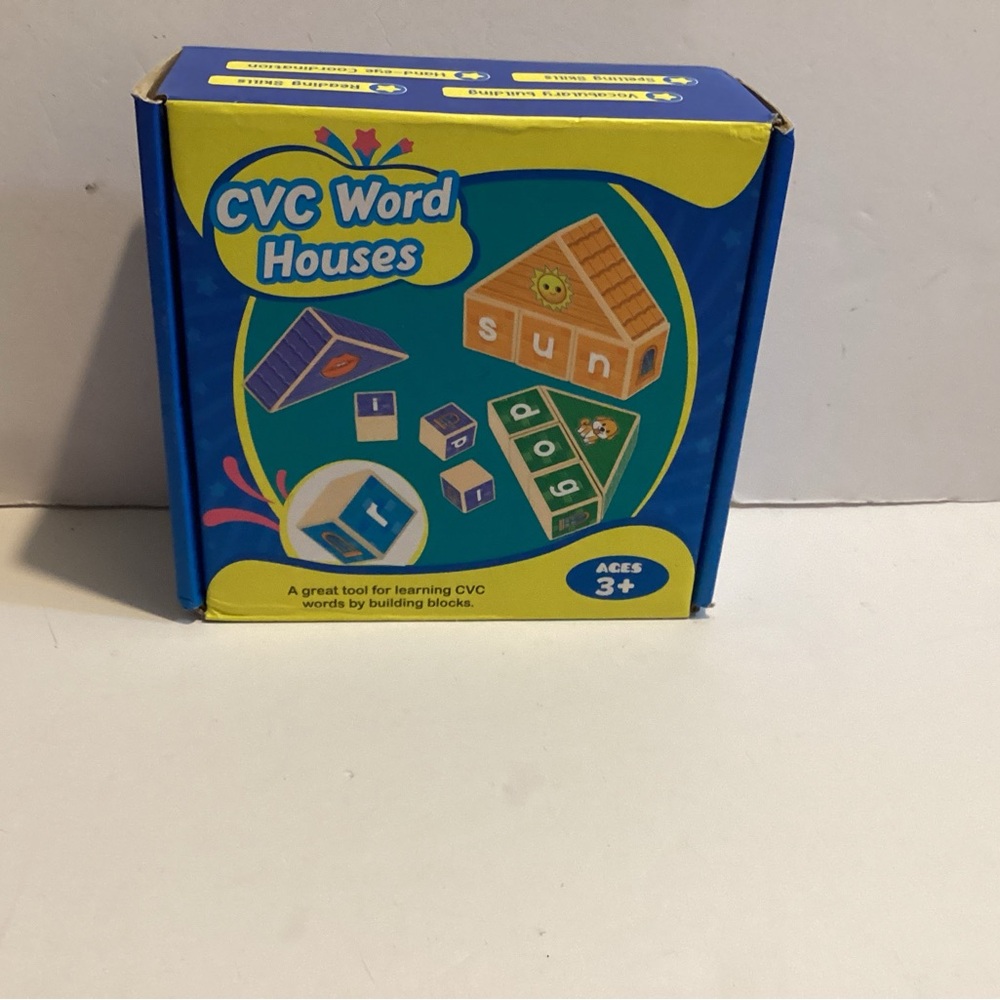 CVC Word Houses Learning Blocks - Picture 2 of 6